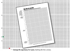 My life in weeks memento mori worksheet