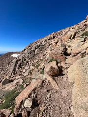 Near the summit of Pikes Peak