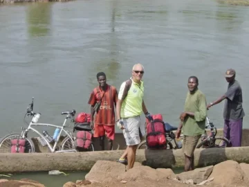Dugout canoe ride