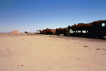 Abandoned train Bolivia