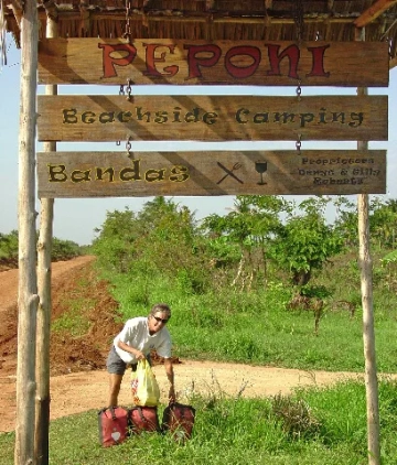 Camping sign